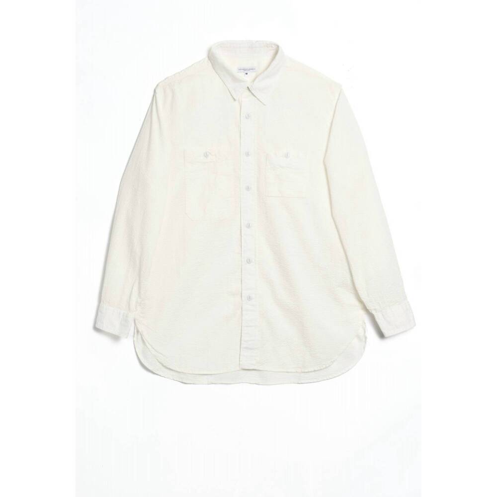NEW ENGINEERED GARMENTS men's work shirt in white